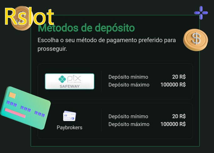 O cassino Rslotbet oferece uma grande variedade de métodos de pagamento