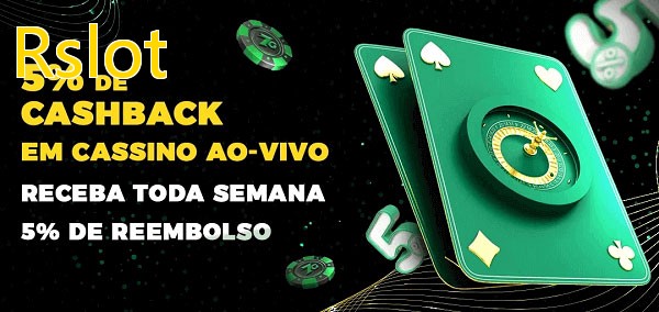 Promoções do cassino ao Vivo Rslot